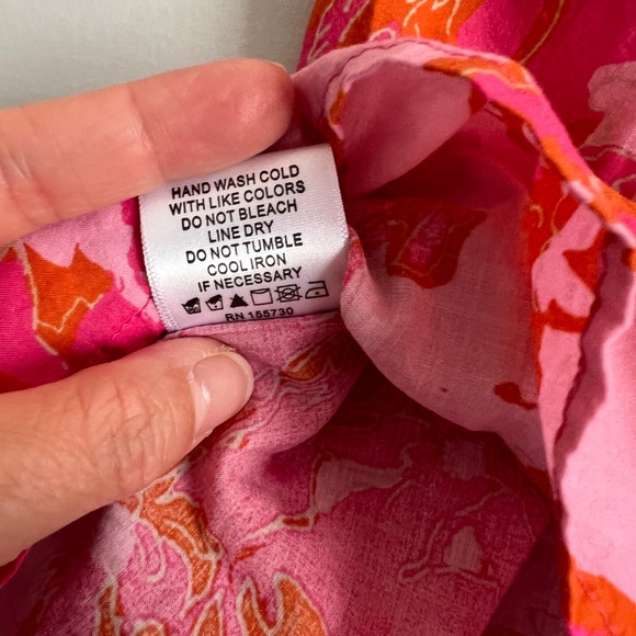 Pink and Orange Crop Tank Top - Picture 6 of 11